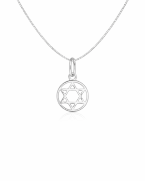 Colar Estrela de Davi Liso