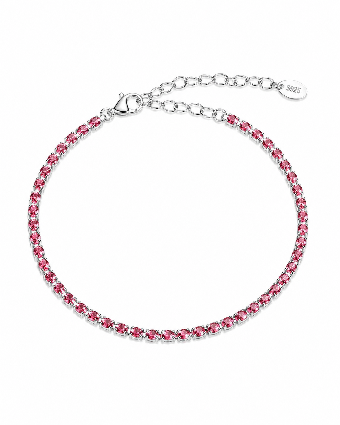 Pulseira Riviera Pedra Rosa