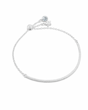 Pulseira Ajustável com Zircônia